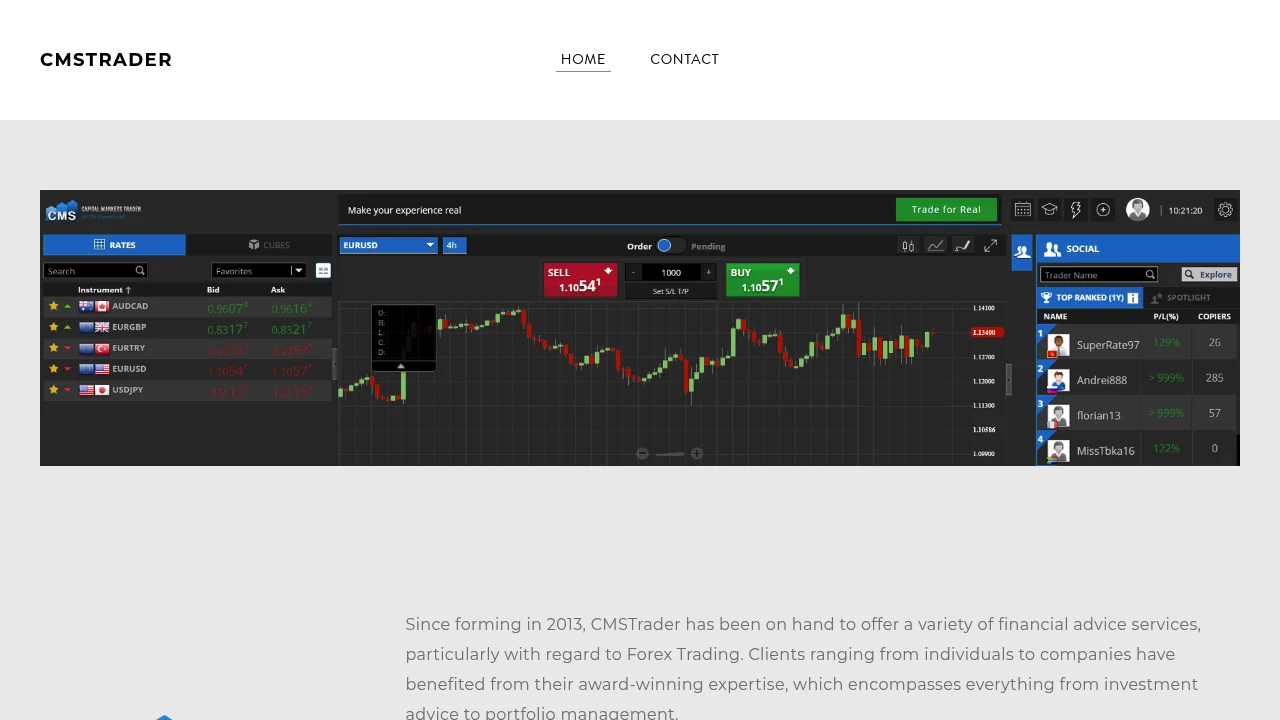 CMSTrader preview