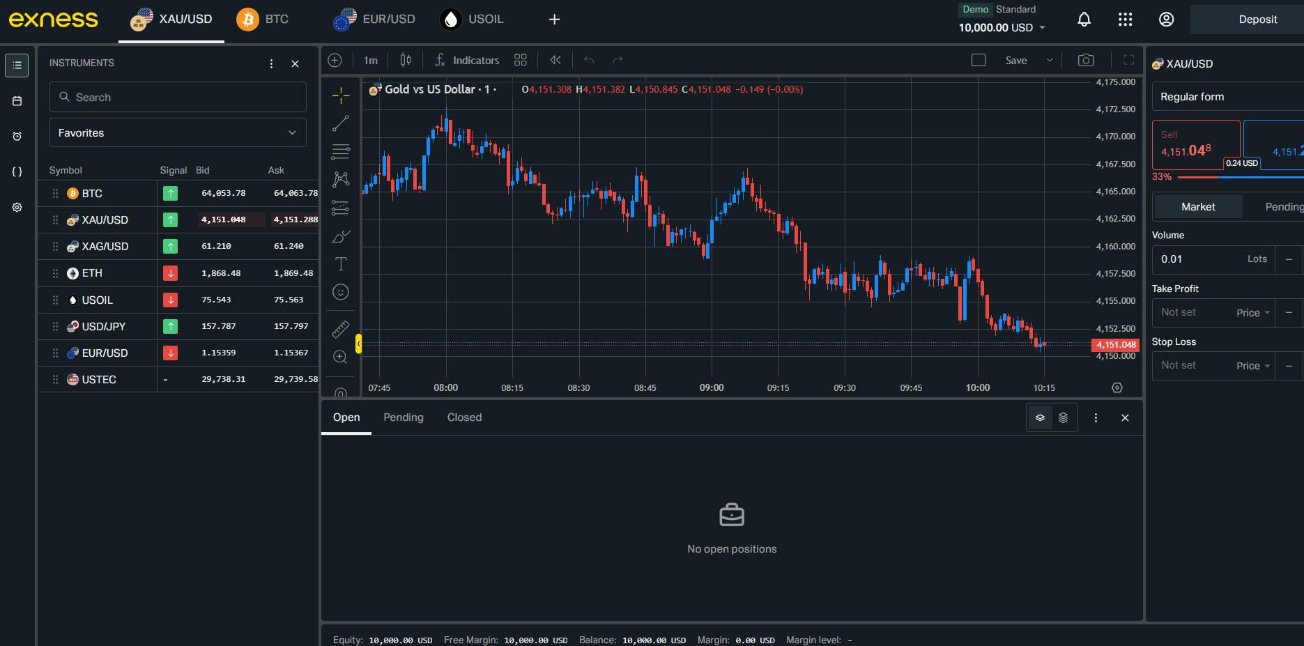 Broker Screenshot