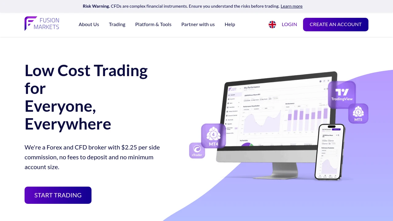 Fusion Markets preview