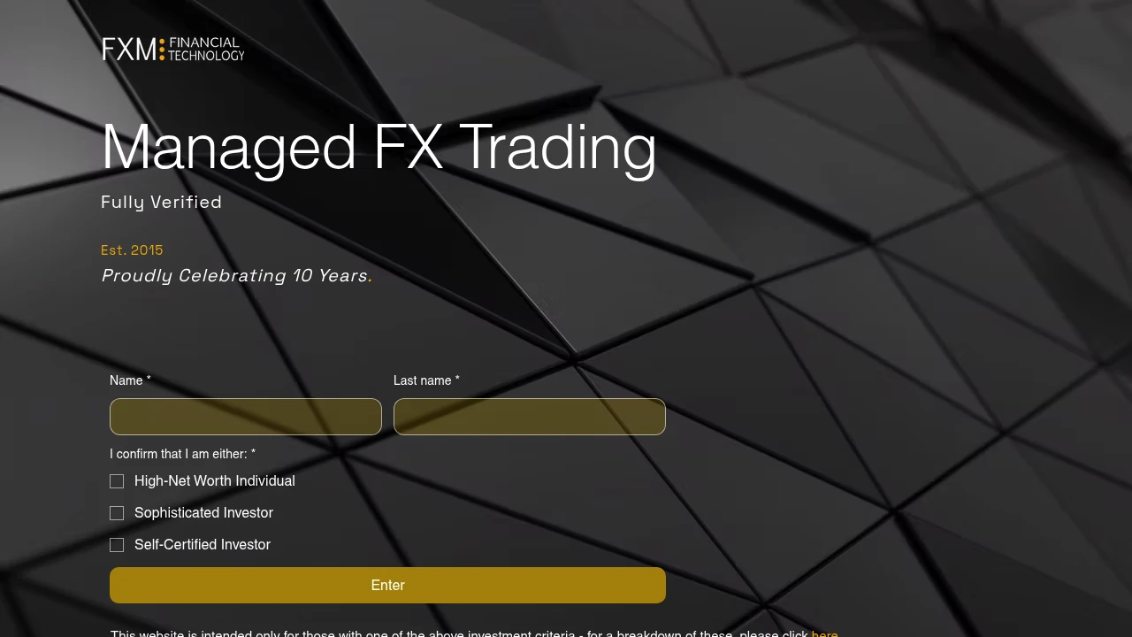 FXM Financial Group preview