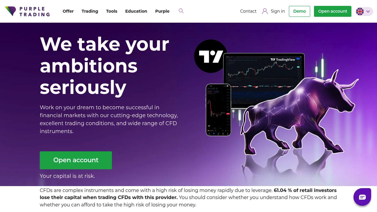 Purple Trading preview