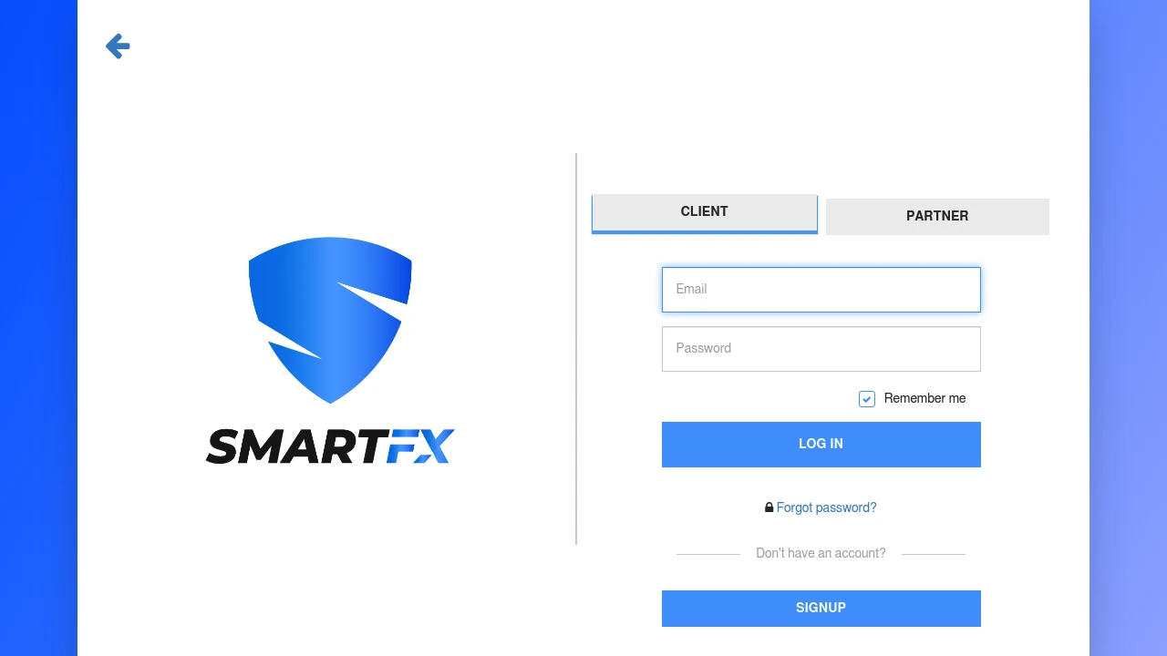 SmartFX Broker preview