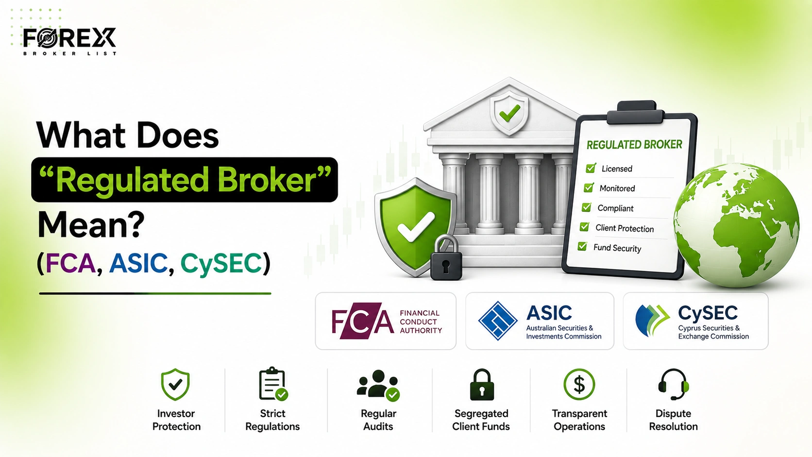 What Does "Regulated Broker" Mean? (FCA, ASIC, CySEC)